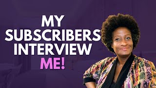 My YouTube Subscribers Interview ME!