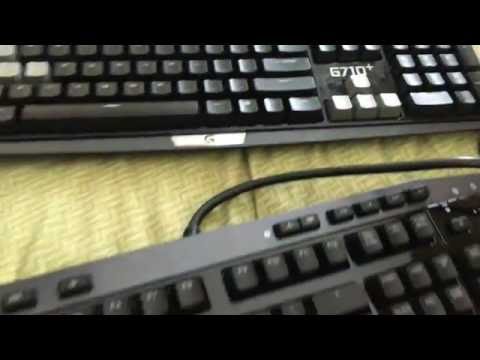 Logitech G710+ Cherry MX Blue vs Cherry MX Brown comparison
