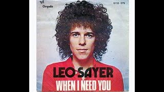 When I Need You,   Leo Sayer, cover Frankie Lee Melbourne Australia with Lyrics