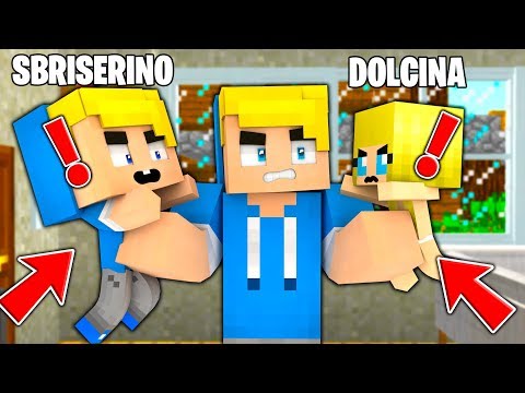 DOLCINA NON VUOLE SBRISERINO COME FRATELLINO!! - Famiglia di Minecraft #48
