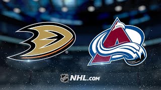 Avalanche pull ahead late to top Ducks, 3-1