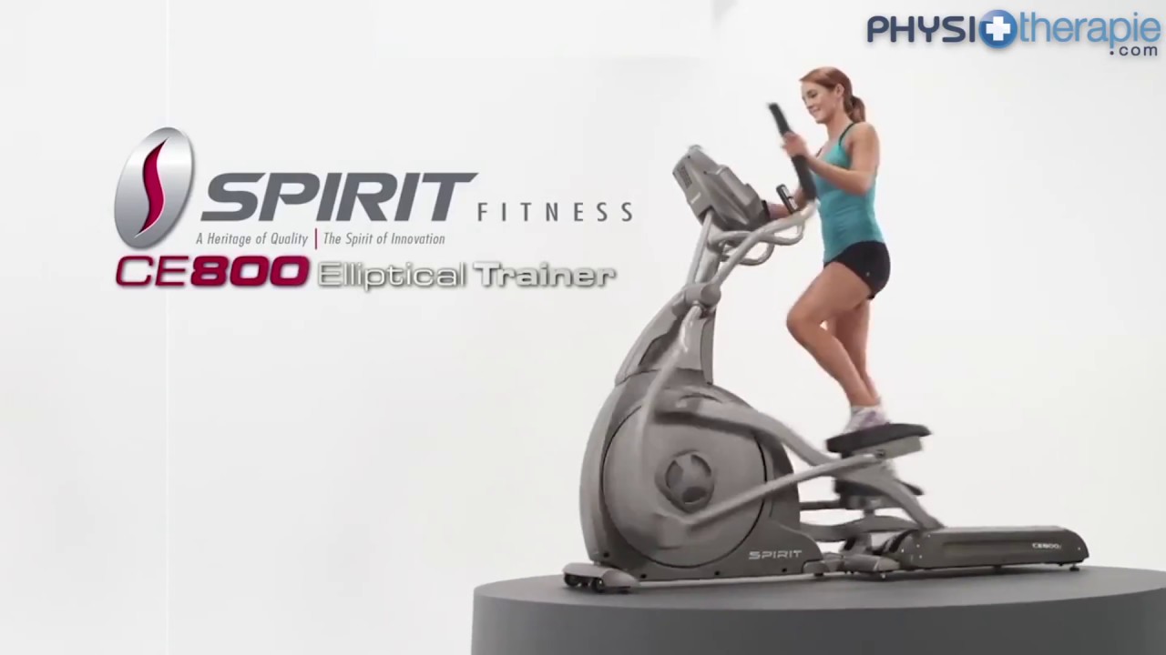 Elliptique CE800 Spirit Fitness sur Physiotherapie.com