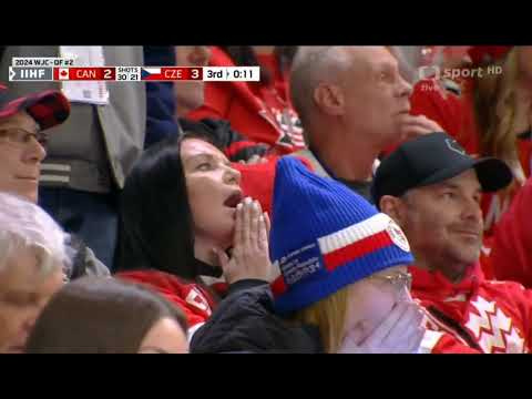 Czechia shocked Canada 12 seconds before the siren.
