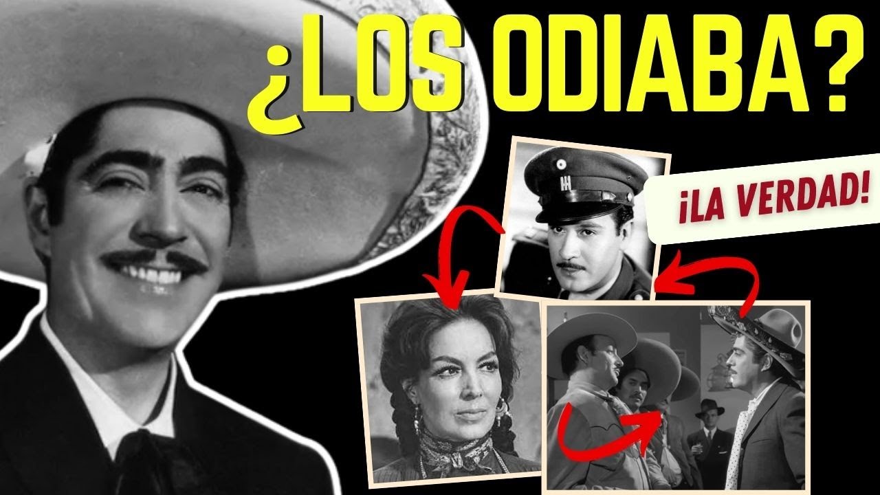 ¡RUMORES NEGROS! ⚠️ PERSIGUEN a Luis Aguilar 😱 con Pedro Infante, Jorge Negrete, María Félix