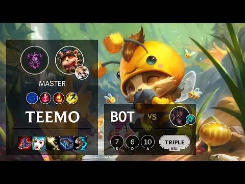 Teemo Bot vs Lucian - EUW Master Patch 10.16