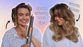 HOW I HACKED THE NEW DYSON AIRWRAP *actually hold a curl* | 2022 TUTORIAL