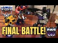 Optimus Bumblebee Vs Megatron Robosen Final Battle Showcase