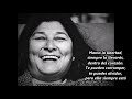 Mercedes Sosa - Inconsciente colectivo - de Charly García - con letra