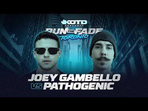 KOTD - JOEY GAMBELLO vs PATHOGENIC I #RapBattle (Full Battle)