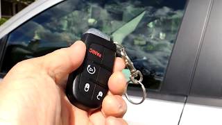 Why keyless remote needs a key (Dodge Journey)