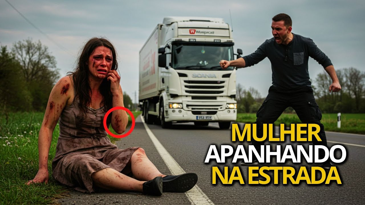 Caminhoneiro Socorre Mulher AGRED1D4 na Estrada e se Apaixona - #historiasdevida