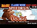 Smash Remix Classic Mode Speedrun With Giant Donkey Kong VERY HARD In 08 36