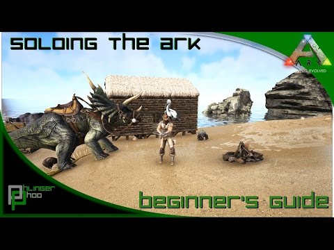 Soloing the Ark S4E6! Beginner's Guide! Trike Taming/ Pteranodon Taming!
