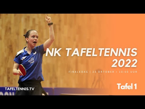 NK Tafeltennis 2022: Finaledag - Tafel 1