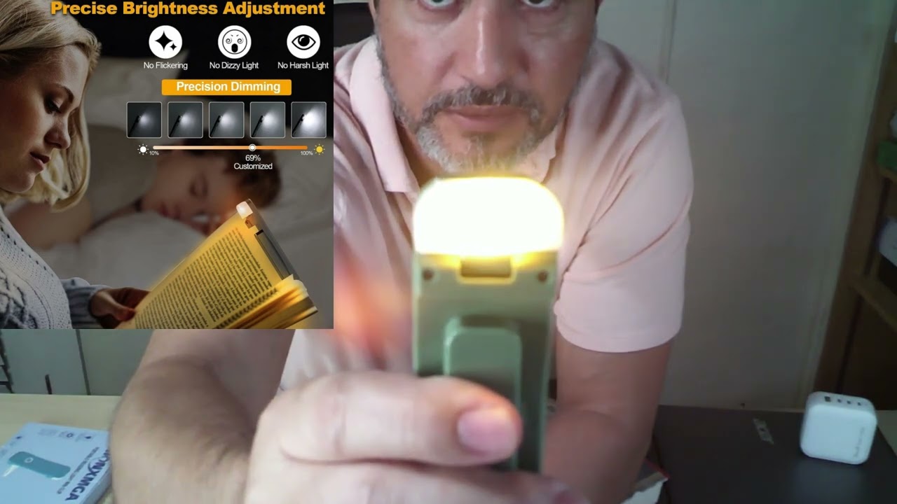 Book Reading USB Light - HIONXMGA