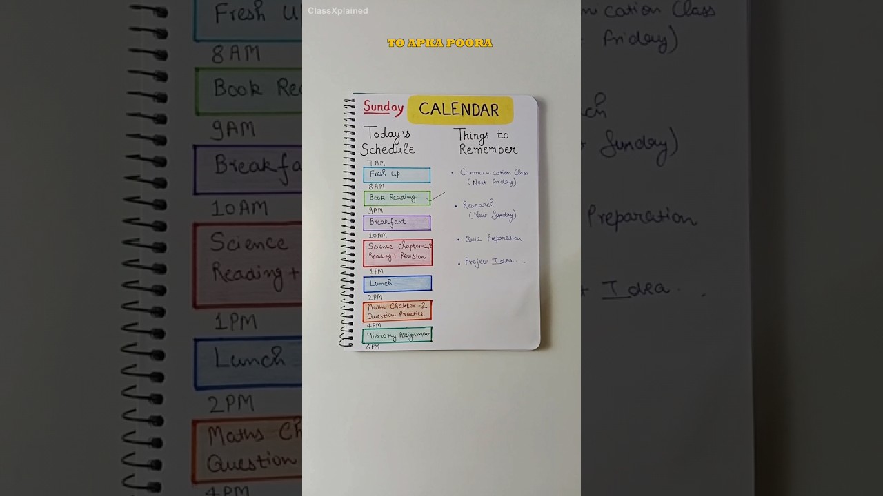 Use This Calendar to 10x Productivity and Study More🔥#study #studytips #exams