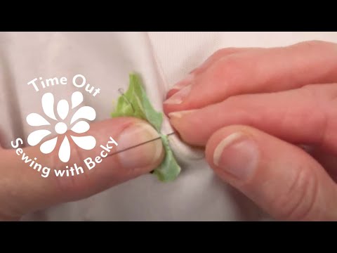 Time Out — Sewing with Becky — Applique Tiny Leaves