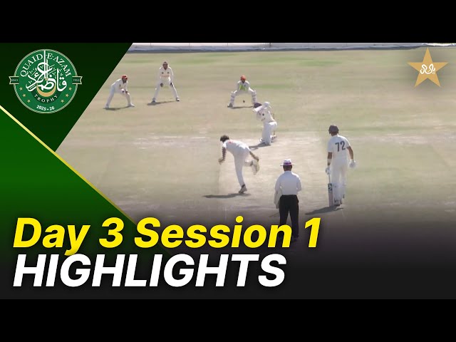 1st Session Highlights | Islamabad Region vs FATA Region | Day 3 | QeAT 2025-26 | PCB | M2P1S