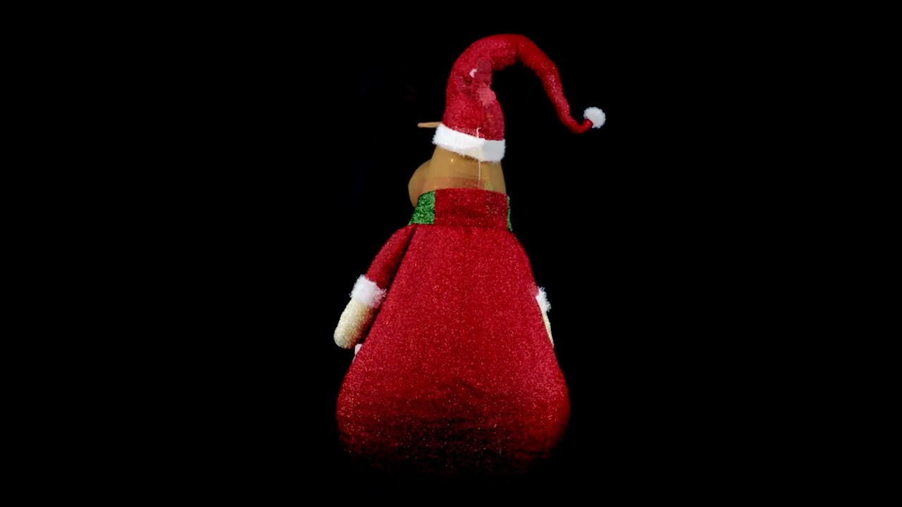 Collapsible Raindeer Christmas Decoration with LED lights