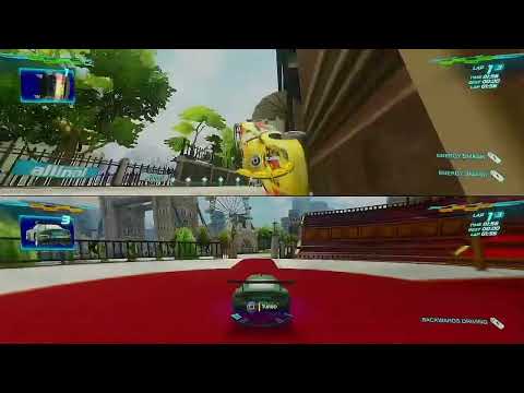 Cars 2 video game Miguel Camino vs Nigel Gearsley at Hyde Tour Battle Race Request