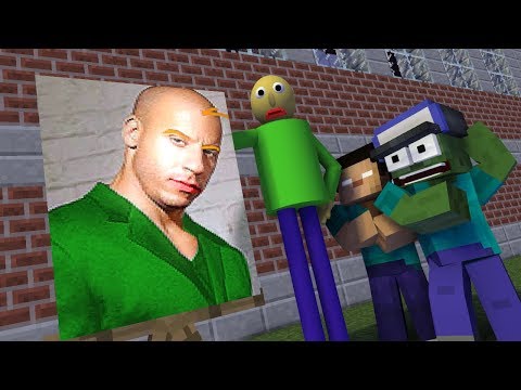 DRAWING BALDI'S  - MINECRAFT ANIMATION