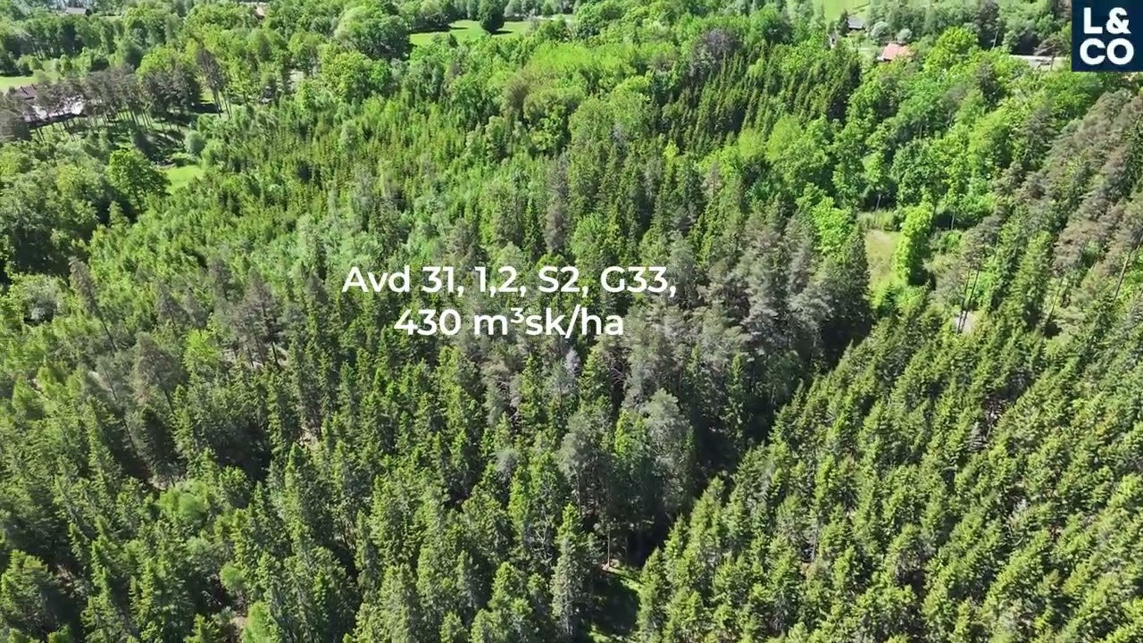 Gård med jordbruk på Skärbäck 9 Vetlanda kommun - video