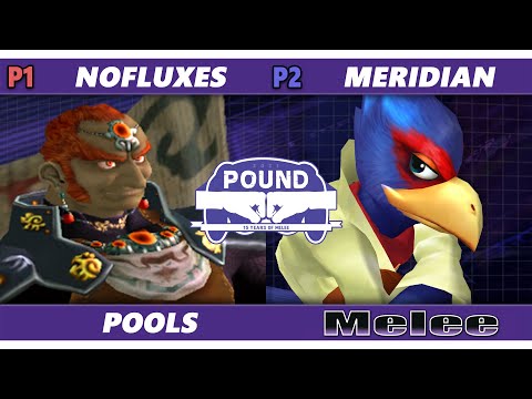 Pound 2021 - NoFluxes (Ganondorf) Vs. Meridian (Falco) SSBM Melee Tournament
