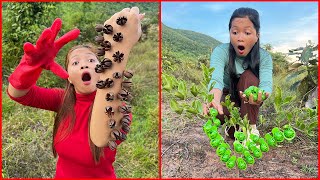 How To Make SIMPLE and Very USEFUL with single mom in forest #bushcraft #camping #outdoors #survival