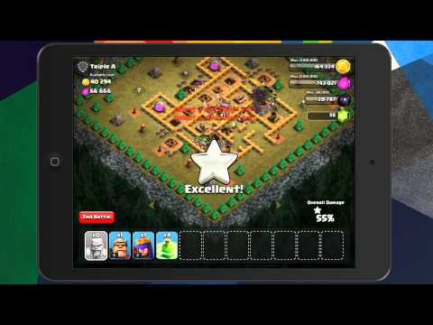 Clash of Clans - Level 37 (200 Barbarians) Triple A