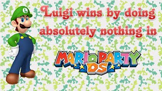 Mario Party DS - Luigi wins by doing absolutely nothing