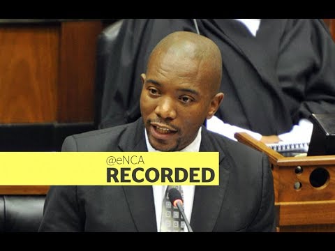 DA Leader Mmusi Maimane addresses the media following violence in Gauteng