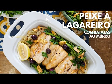 Filé de Pescada à Lagareiro com Batatas ao Murro - Minha Cozinha Amarela