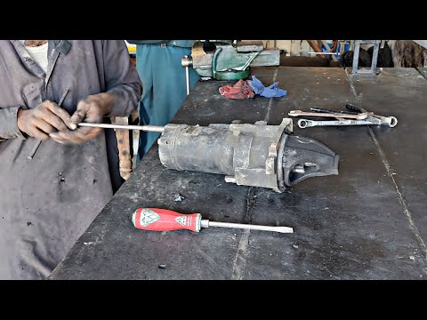 Isuzu starter motor service at local shop | salf starter repair Isuzu