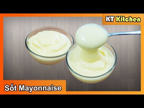 Bí Quyết Làm Sốt Mayonnaise Ăn Bánh Mì Bằng Máy Xay Sinh Tố & Máy Đánh Trứng || Cách Chữa Khi Bị Hư