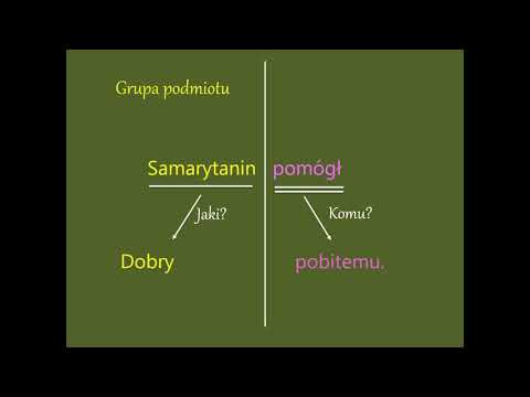 Język polski, klasa V, podmiot i orzeczenie