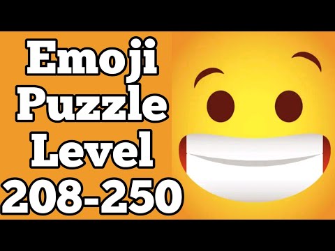 Emoji Puzzle! Level 208-250 WalkThrough Solution | Supersonic Studio LTD - YouTube