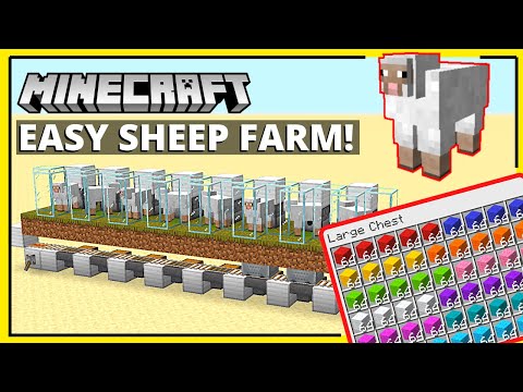 Insane Minecraft 1.17+ Sheep Farm - MUST See!