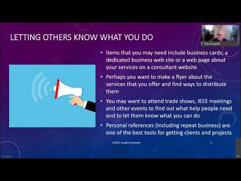 IEEE Bangalore Section Consultants Network Affinity Group - Lesson on Consulting by Tom Coughlin - 3