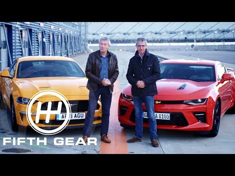 Fifth Gear: Ford Mustang V8 GT Vs Chevrolet Camaro V8