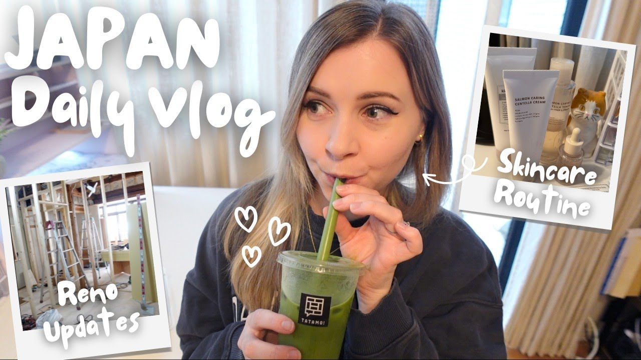 living in japan - house reno updates + my skincare routine