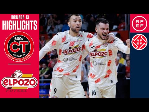 Resumen #PrimeraDivisiónFS |Jimbee Cartagena Costa Cálida 1-2 ElPozo Murcia Costa Cálida| Jornada 13