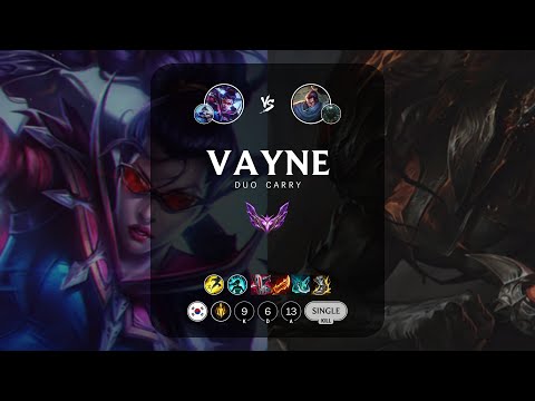 Vayne ADC vs Yasuo - KR Master Patch 13.1