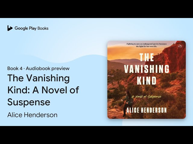Vídeo relacionado con The Vanishing Kind: A Novel of Suspense: 4 (Alex Carter Series, 4)
