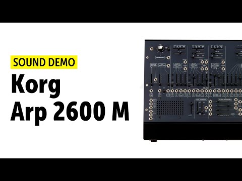 Korg Arp 2600 M Sound Demo (no talking)