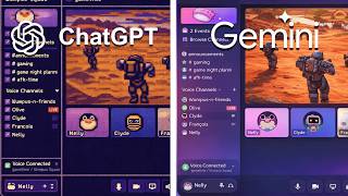 ChatGPT vs Gemini Make Discord From Scratch