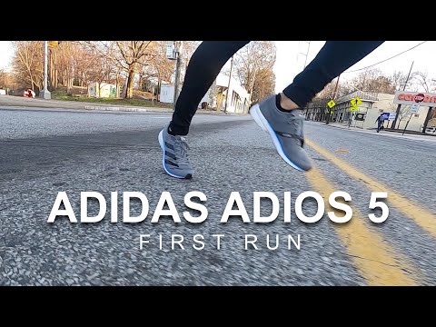Adidas Adios 5 - First Run (Giveaway CLOSED)