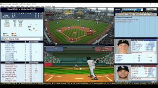 TBE #1207 Baseball Mogul 2022 Year 3 Series 45 Tampa Bay Rays at Chicago White Sox