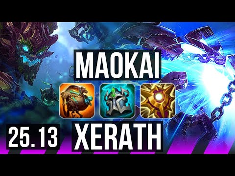 MAOKAI & Twitch vs XERATH & Smolder (SUP) | NA Master | 25.13