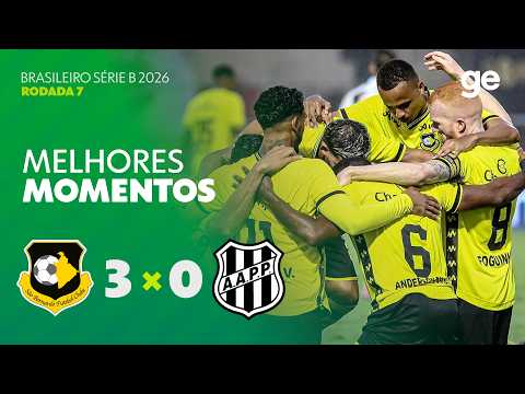 Gols e lances de São Bernardo x Ponte Preta