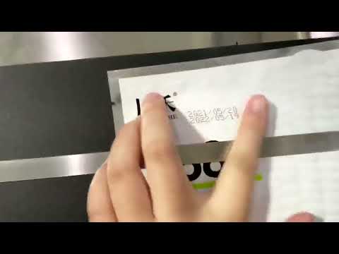 Small character inkjet coding printer working video